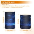 thumbnail image 3 of Flickering Flameless LED Candles set of 2 Battery Operated 18-Key Remotes Timer Halloween Fall Decor Bright Star in Sky D3''xH4''5'', 3 of 7
