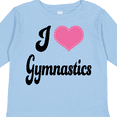 thumbnail image 4 of Inktastic I Love Gymnastics Girls Long Sleeve Toddler T-Shirt, 4 of 5