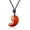 Red agate, variant on COAI Sodalite Healing Stone Magatama Amulet Pendant Necklace