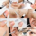 thumbnail image 7 of Manicure Set Professional Nail Clippers Pedicure Kit, 16 pcs Stainless Steel Nail Care Tools Grooming Kit with Luxurious Travel Leather Case for Thick Nails Men Women Gift (Black), 7 of 7