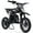Black, variant on TOXOZERS 50cc Dirt Bike for Kids,Mini Pit Bike for Boys and Girls 8＋,25 MPH Off Road Motor－Cycle with Disc Brakes,Red