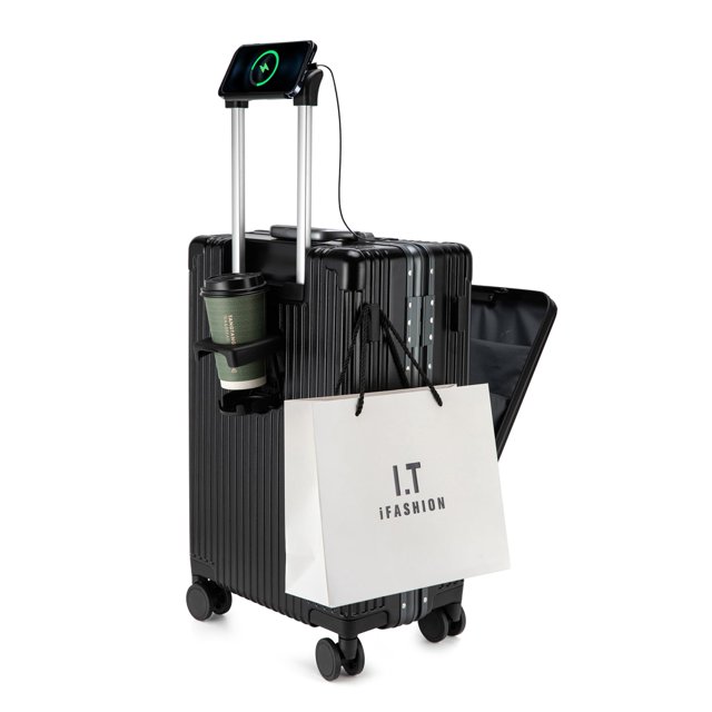 Ruleta giratoria rígida con marco de aluminio Luggage Feilario de 24 pulgadas