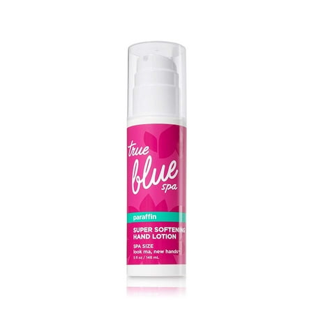 Blue Lotion (Bath and Body Works True Blue Spa Hand Look Ma New Hands Softening Hand Lotion with Paraffin Spa Size 5 Ounce Pump)