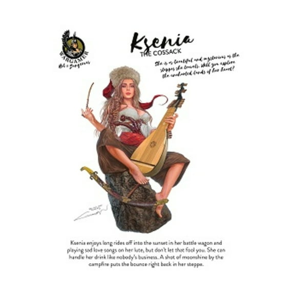 Wargamer Game Studio Ksenia Cossack (54mm) New