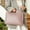 Pink, variant on Polyurethane Laptop Handbag, Suitable For 13.3-14 Inch Computers, Stylish Versatile, With Organized Space, For Daily Commute Business Trips
