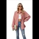 thumbnail image 3 of Camisas de con Botones para Mujer, Elegantes, Informales, de Larga, Holgadas, con Bolsillo, Color Rosa, Talla S, 3 of 9