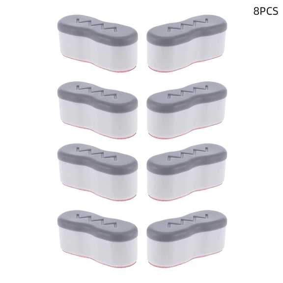 8Pcs Toilet Seat Bumpers for Bidet, Toilet Seat Spacers for Bidet, Self Adhesive Toilet Seat Risers , Plastic Toilet Bumpers for Seat