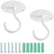 thumbnail image 1 of Ganchos de techo para colgar plantas - Soporte de metal para plantas, soporte de pared de hierro, colgadores para colgar comederos para pájaros, linternas, campanillas de viento,, 1 of 7