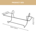 thumbnail image 2 of Zehuanyu Balcony Rail Planter Rack Railing Fence Planter Holder Hanging Bonsai Rack, 2 of 6