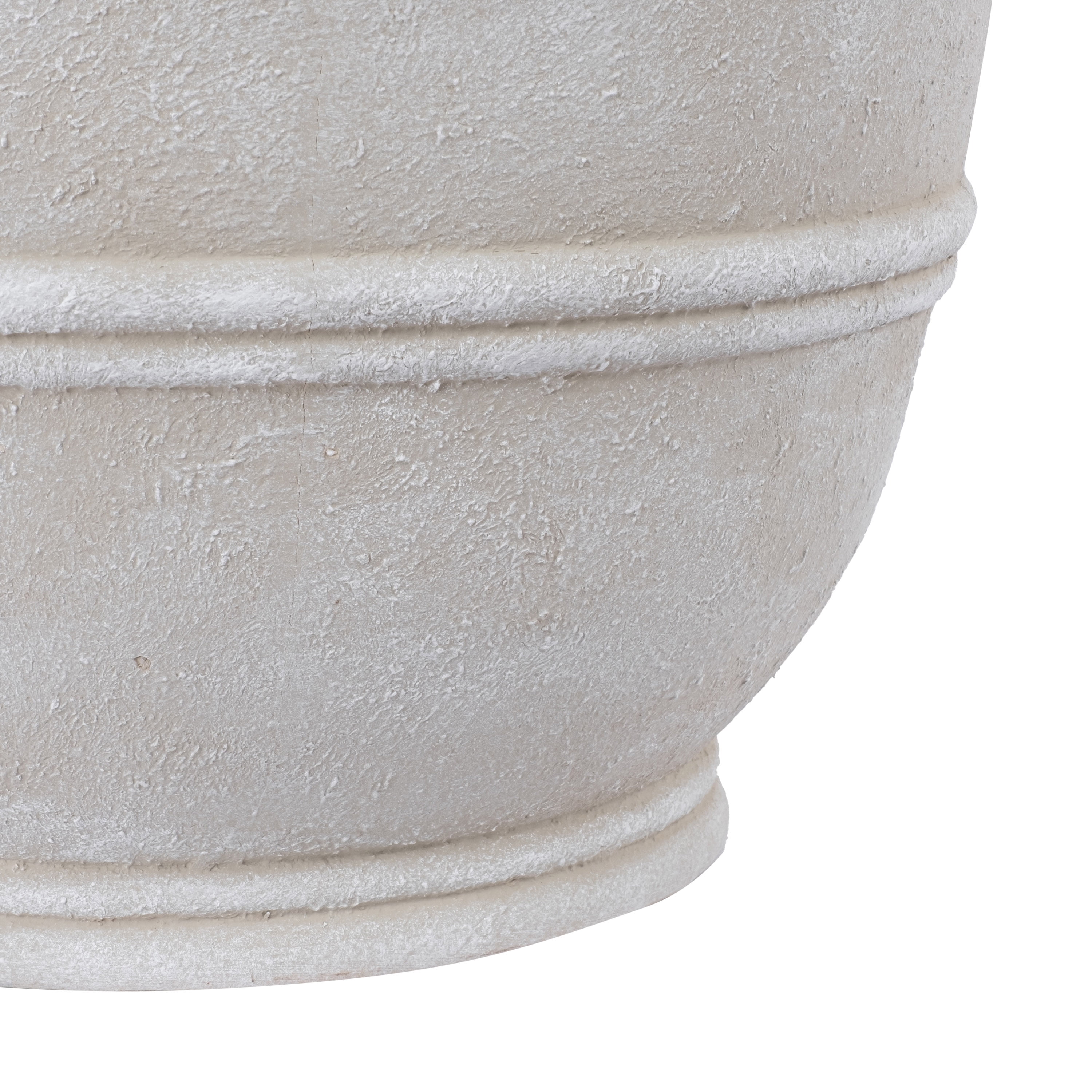 My Texas House 16 in Retro Planter, Cream
