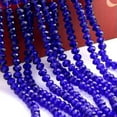 thumbnail image 5 of U8MO 72pcs 8X10mm Faceted Rondelle Crystal Glass Beads Jewelry Making Color Choice-Royal Blue, 5 of 9
