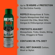 Repel 100 Insect and Mosquito Repellent, Long-Lasting Bug Spray with 98% DEET, 4 Oz