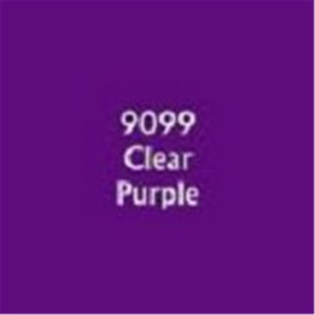 Reaper Miniatures REM09099 0.5 oz Master Series Paint Dropper Bottle, Clear Purple