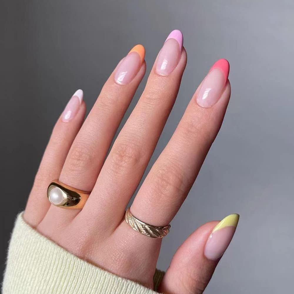 Off white almond nails idea | Gallery posted by Mighty Felix | Lemon8
