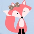 thumbnail image 2 of CafePress - Cute Pink Fox Body Suit - Long Sleeve Cotton Baby Bodysuit, 2 of 4