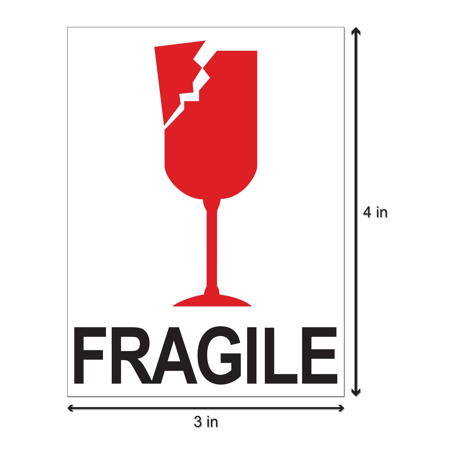 Other Quantities Available From This Listing rosso Pack of Fragile Packing Stickers/Sticky Labels