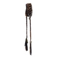 thumbnail image 4 of Diadema bohemia de punto para mujer, ideal para fiestas de disfraces y adolescentes. marrón oscuro, 4 of 8