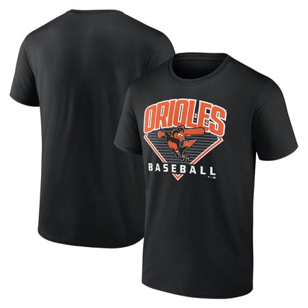 Men s Black Baltimore Orioles Baseball T-Shirt