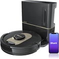 thumbnail image 1 of Shark AV2501AE AI Robot Aspirador con base XL HEPA autovaciada, sin bolsa, capacidad de 60 días, navegación LIDAR, perfecto para pelo de mascotas, compatible con Alexa, conexión Wi-Fi, alfombra y piso duro, negro Tiburón AV2501AE, 1 of 9