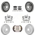 thumbnail image 1 of Transit Auto Front Rear Disc Brake Caliper Coated Rotors Drums Semi-Metallic Pads Kit (8Pc) for Car 2013-2017 Chevrolet Trax KCG-101140S, 1 of 11