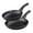 Black, variant on GPED 2 PCS Non-Stick Frying Pan Set, 9.5”, 11” Tri-Ply Skillet with Induction Bottom, Aluminum Cooking Skillet Pans Set, Compatible with All Stovetops (Black)