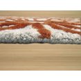 thumbnail image 4 of Hand-tufted Wool & Viscose Beige Transitional Trellis Sunflower Rug, 4 of 4