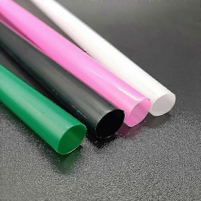 100-500pcs Plastic Straw Pearl Milk Tea Drinking Straw Beverage Straight Straw 12mm