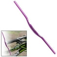 thumbnail image 1 of Deluxe Mountain Bike Handlebar 31.8mm 15 Degree DH MTB High Rise Bar Purple, 1 of 8