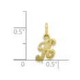 thumbnail image 3 of 10k Initial K Charm in 10k Yellow Gold, 3 of 3