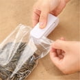 thumbnail image 4 of New Machine Packing Bag Clip Plastic Portable Heat Sealing Impulse Sealer WHITE, 4 of 8
