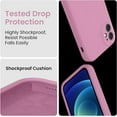 thumbnail image 6 of iPhone 11 Case, [ Edge] Upgraded [Camera Protecion] Silicone Phone Case with Soft Anti-Scratch Microfiber Lining, 6.1 inch, Lilac Purple, 6 of 13