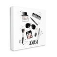 thumbnail image 3 of Stupell Industries XOXO Glam Cosmetics Makeup Graphic Art Gallery Wrapped Canvas Print Wall Art, Design by Alison Petrie, 3 of 7