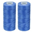 thumbnail image 1 of Unique Bargains Sapphire Blue Polyester Waxed Leather Sewing Thread, 55 Yards, 2 Pack, 1 of 6