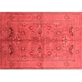 thumbnail image 1 of Ahgly Company Indoor Rectangle Oriental Red Industrial Area Rugs, 7' x 9', 1 of 4