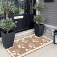 thumbnail image 2 of Indoor Rug - Floral Washable Outdoor Entry Porch Rug Non-slip Tan Bohemian Farmhouse Long Strip Carpet For Kitchen Hallway Bedroom Laundry Room Porch Decor 2x3ft, 2 of 6