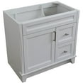 thumbnail image 4 of Bellaterra Home 400700-36L-WH 36 in. Single Sink Vanity with Cabinet, White - Left Door, 4 of 12