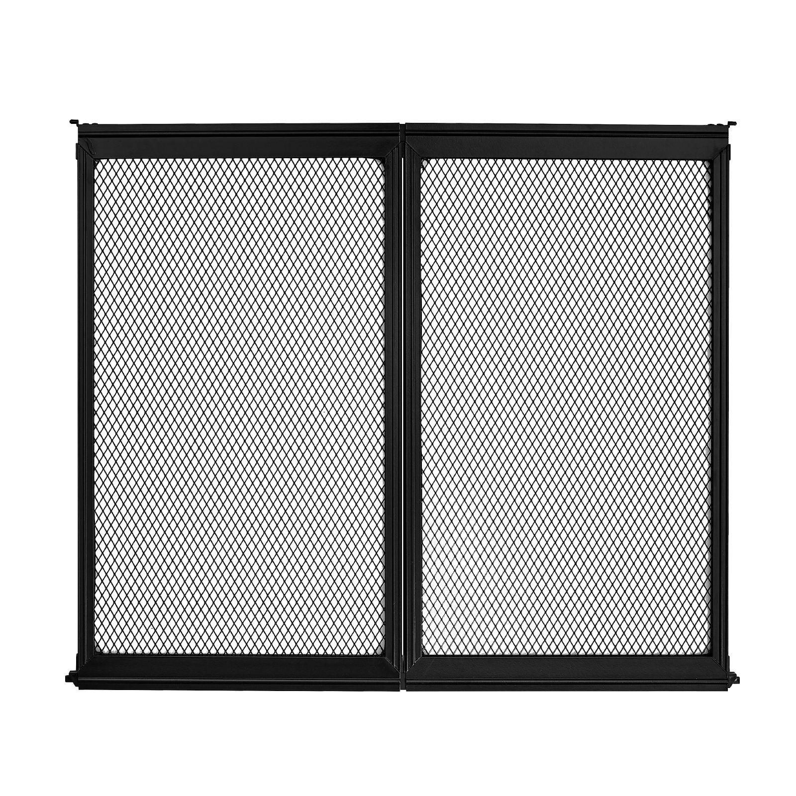 RV Screen Door Protector, 22.5 x 20 inch Door Grille, Easy to Install and Disassemble, Reinforced Breathable Protective Mesh, Aluminum Alloy Camper RV Entry Protector for Pet Protection, Black