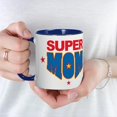 thumbnail image 3 of CafePress - Super Mom Mug - 11 oz Ceramic Mug - Novelty Coffee Tea Cup, 3 of 3