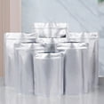 thumbnail image 2 of Muka 50 PCS 12 OZ Stand Up Foil Pouch for Food Storage 7 x 10.25 x 3 Inch, Heat Sealable Airtight Smell Proof Ziplock Bag Food Storage Bags, Mylar Ziplock Pouch, FDA Compliant, 2 of 5
