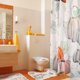 thumbnail image 3 of Juego de cortina de ducha de 4 piezas, alfombra antideslizante, asiento de inodoro y alfombrilla de baño, 3 of 5