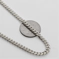 thumbnail image 5 of LoveBling 10k White Gold 5mm Solid Miami Cuban Link Chain Necklace with Secure Box Lock (26"), 5 of 6