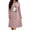 Pink D, variant on Stamzod Women's Long Sleeve House Dress Halloween Print Crewneck Sleep Shirt Plus Size Nightgowns for Women XXL