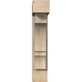 thumbnail image 2 of Ekena Millwork 7 1/2"W x 26"D x 38"H Balboa Block Smooth Bracket w/ Offset Brace, Douglas Fir, 2 of 25