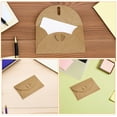 thumbnail image 3 of Mobutofu 50Sets Heart Clasp Kraft Envelopes for Thank You Notes and Holiday Greetings, 3 of 8