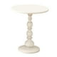 thumbnail image 1 of Mesa de sofá, mesita de noche, redonda, estructura de hierro resistente, mesa auxiliar pequeña, mesa auxiliar Blanco Pequeño, 1 of 8