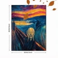 thumbnail image 3 of Edvard Munch The Scream Canvas Print Home Office Museum Style Wall Art, 3 of 8