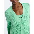 thumbnail image 5 of Scoop Women’s V Neck Sweater Cardigan, Midweight, Sizes XS-4X, 5 of 6
