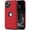 Red, variant on AIOVETEAB Compatible with iPhone 11 Pro Max Case Premium Leather TPU Hybrid Case Cover,Brown