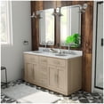 thumbnail image 6 of Dreamline VFDX602234RWMWH Dexterity 60" Free Standing Double Basin Vanity Set - White, 6 of 7