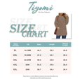 thumbnail image 3 of Jersey TIYOMI talla grande para mujer manga larga con cuello en V XL-5XL, 3 of 4